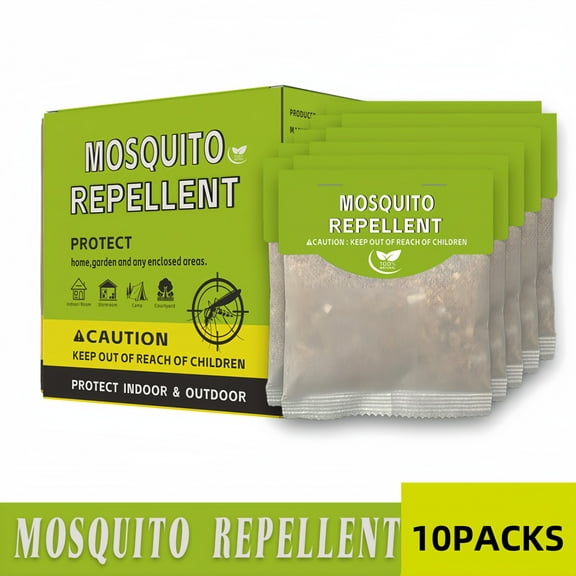 KingFurt Mosquito Repellent Bags,Mosquito Repellent Outdoor Patio,Natural Mosquito Repellents-10Packs/Box