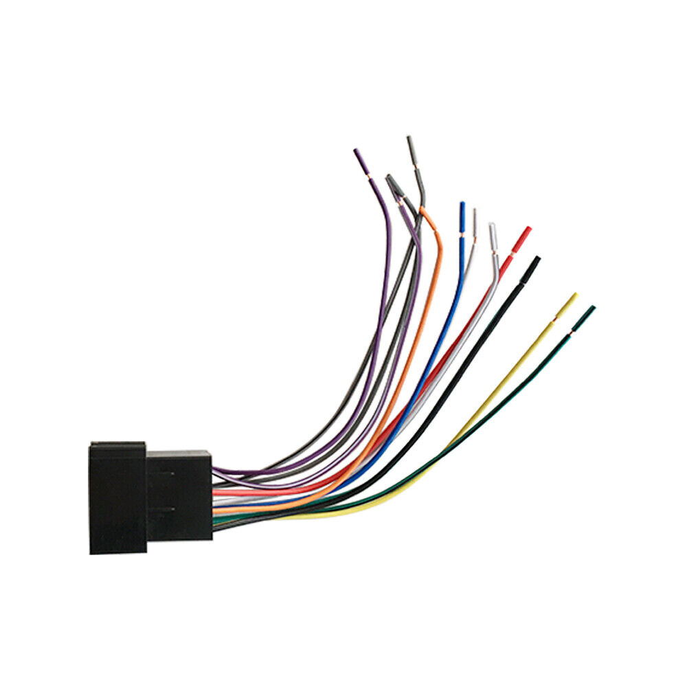 KingFurt Plug and Play Stereo Wiring Harness for Big Rig Truck Radio CD