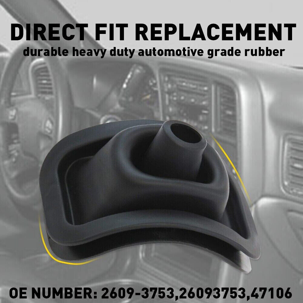 KingFurt Rubber Shift Lever Handle Boot Black OE 26093753 For Chevy