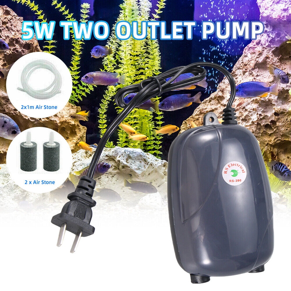 KingFurt Silent Air Pump for Large Aquariums Hydroponic Oxygen Pump
