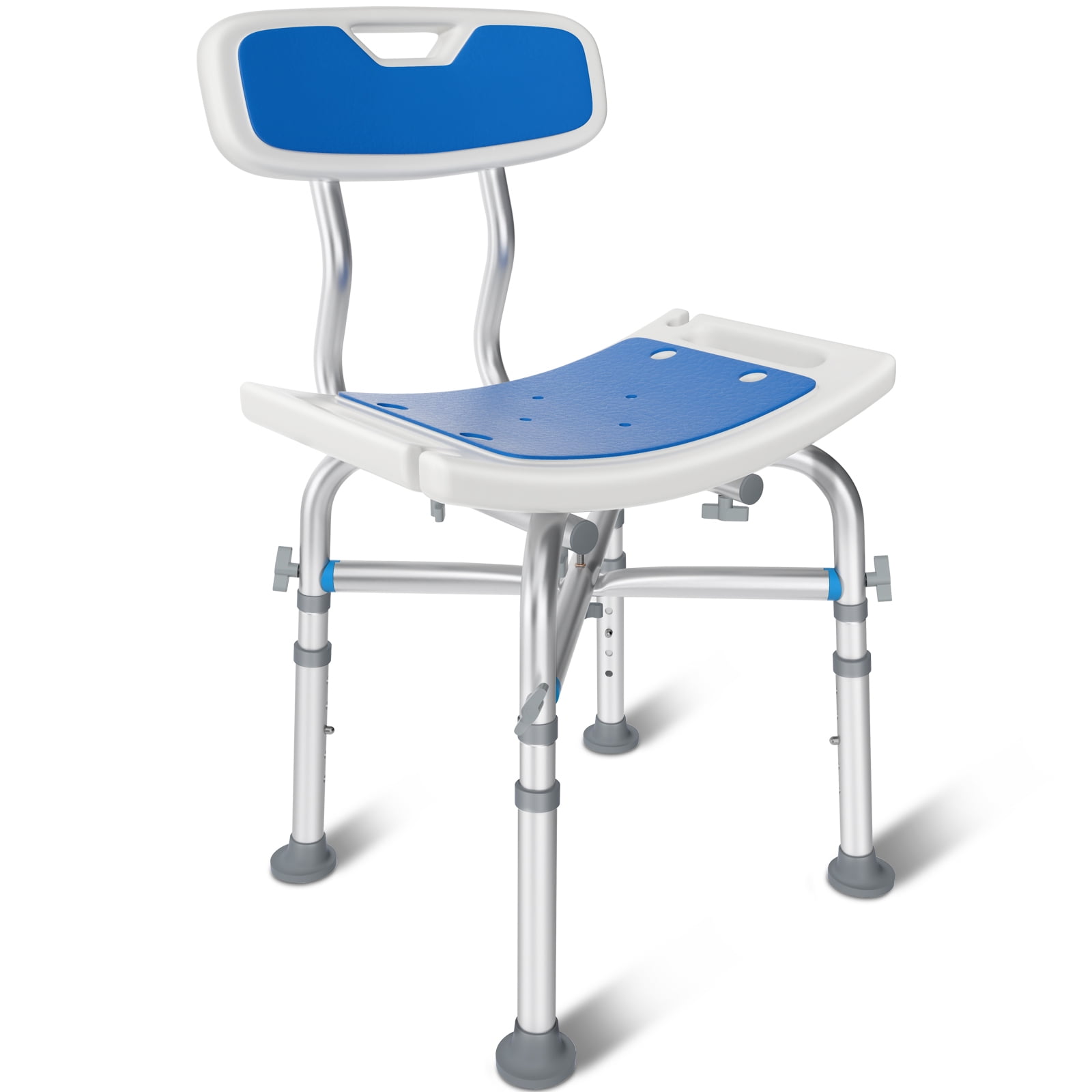 KingPavonini Bath Chair for Seniors Handicap Shower Seat with Handles Large Bariatric Stool with Reinforced Bar Walmart