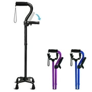 KingPavonini Walking Cane for Elderly Adults - Large Mobility Assistant Bar Support Up to 400lbs