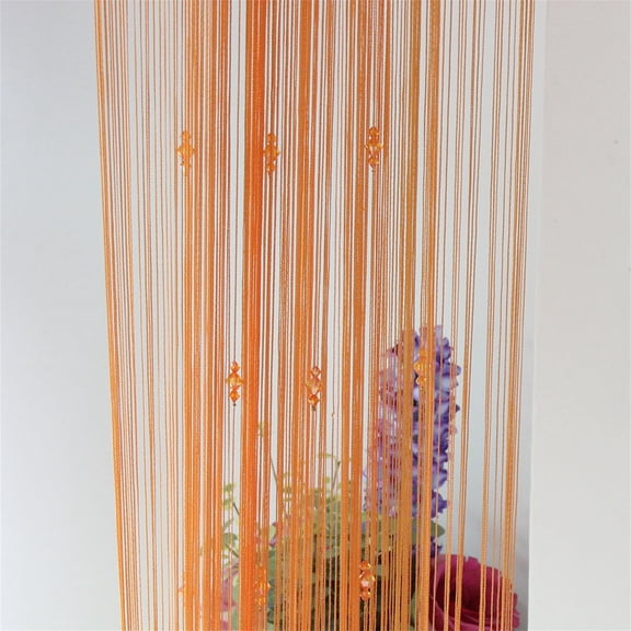 KingShop Bead Curtain for Doorway,Door String Curtains, Hanging Closet Bedroom Blind Living Room Divider,Window Wall Panel Fringe Backdrops Sheer Beaded Decorative Crystal