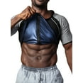 thumbnail image 1 of KingShop Men Sauna Sweat Vest Hot Polymer Corset Compression Waist Trainer Vest Workout Tank Top Zipper Weight Loss Body Shaper Shirt, 1 of 7