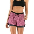 thumbnail image 1 of KingShop Women Yoga Running Shorts 2 in 1 Workout Athletic Shorts with Pockets, 1 of 5