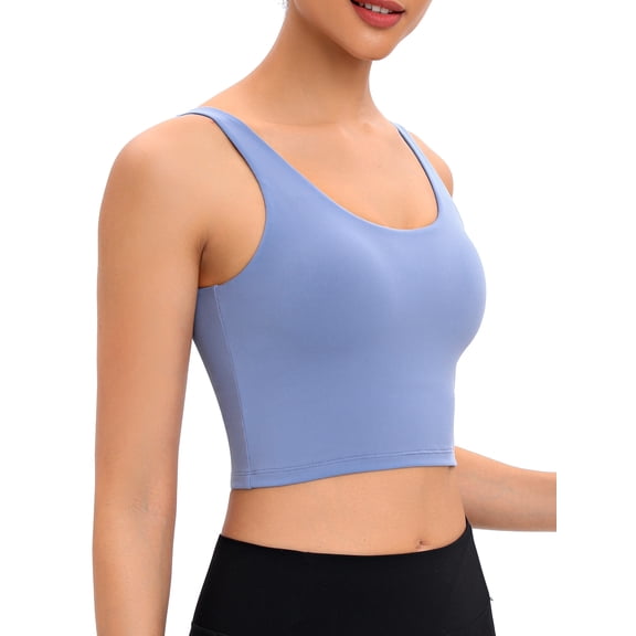 KingShop Women Yoga Vests Sports Bras Ladies Yoga Vest Summer Sport Bra Womens Yoga Gym Sports Tops Active Stretch Sleeveless Workout Vest Workout Running Top