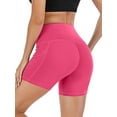 thumbnail image 1 of KingShop Womens Short Yoga Side Pockets High Waist Workout Running Sports Shorts, 1 of 5