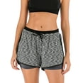 thumbnail image 1 of KingShop Workout Yoga Shorts for Women 2 in 1 Running Yoga Shorts Sport Shorts with Pockets, 1 of 6