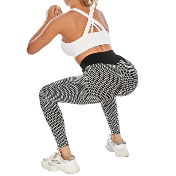 KingShop Yoga Pants Ruched High Waist Butt Lifting Anti Cellulite Workout Leggings for Women Yoga Pants Tummy Control Leggings Tight