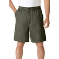 thumbnail image 1 of KingSize Knockarounds 8" Full Elastic Plain Front Shorts, 1 of 5