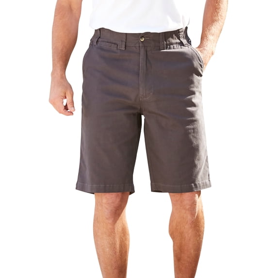 KingSize Men's Big & Tall 10" Flex Full-Elastic Waist Chino Shorts