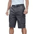 thumbnail image 1 of KingSize Men's Big & Tall 12" Side Elastic Cargo Short With Twill Belt, 1 of 5