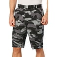 thumbnail image 1 of KingSize Men's Big & Tall 12" Side Elastic Cargo Short With Twill Belt, 1 of 5