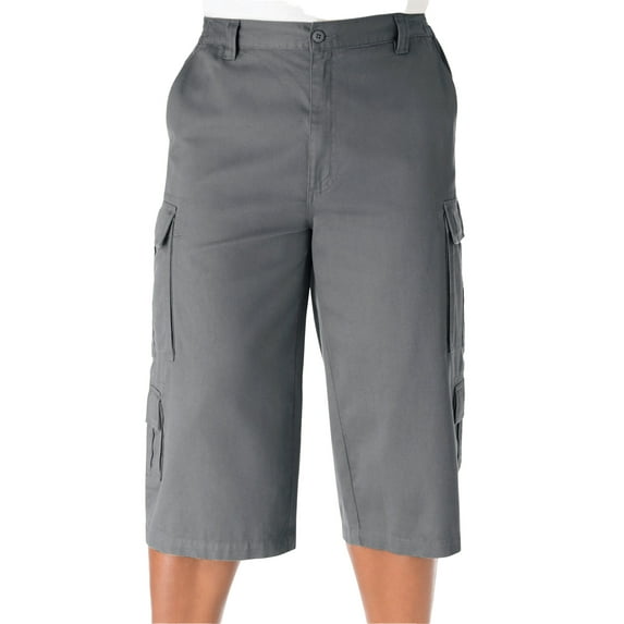 KingSize Men's Big & Tall 17" Side Elastic Cargo Shorts