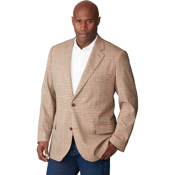 KingSize Men's Big & Tall 2-Button Classic Blazer
