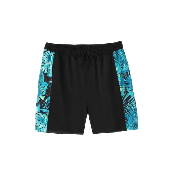KingSize Men's Big & Tall 5" Contrast Swim Shorts With Super Stretch Liner