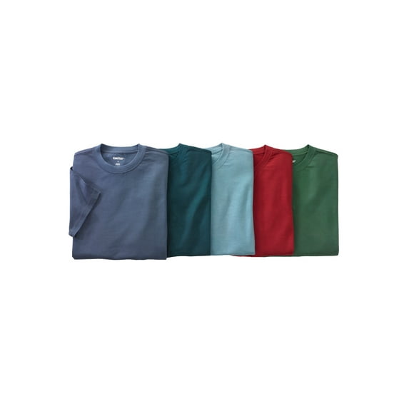 KingSize Men's Big & Tall 5-Pack Cotton Crewneck Undershirts