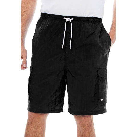 KingSize Men's Big & Tall 8" Cargo Swim Trunks