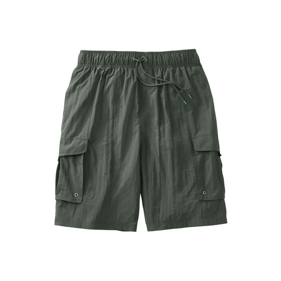 KingSize Men's Big & Tall 8" Cargo Swim Trunks