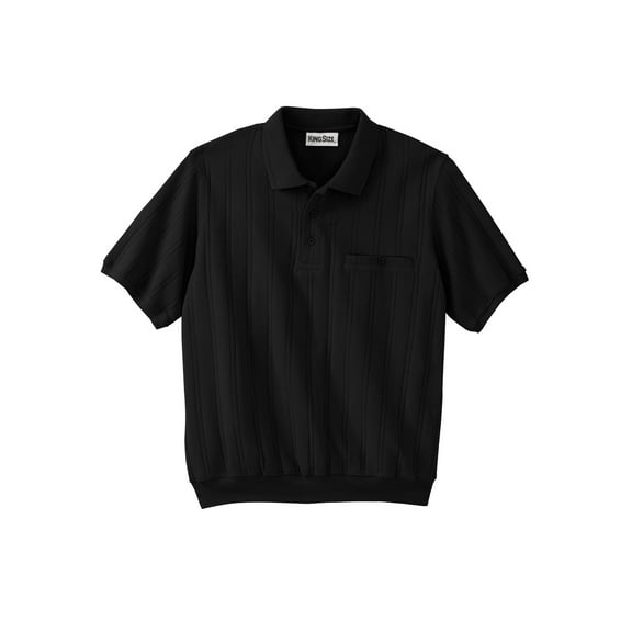 KingSize Men's Big & Tall No Tuck Polo Shirt