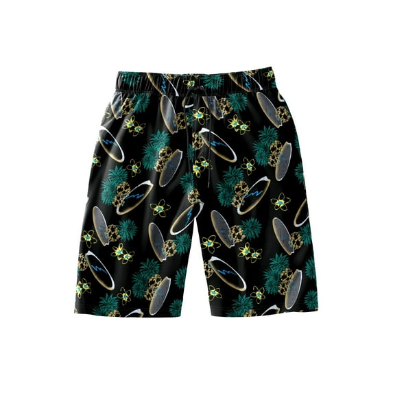 KingSize Men's Big & Tall Basic 8" 4-Way Flex Swim Trunk