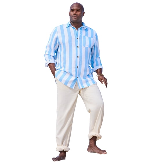 KingSize Men's Big & Tall Classic Linen Pants