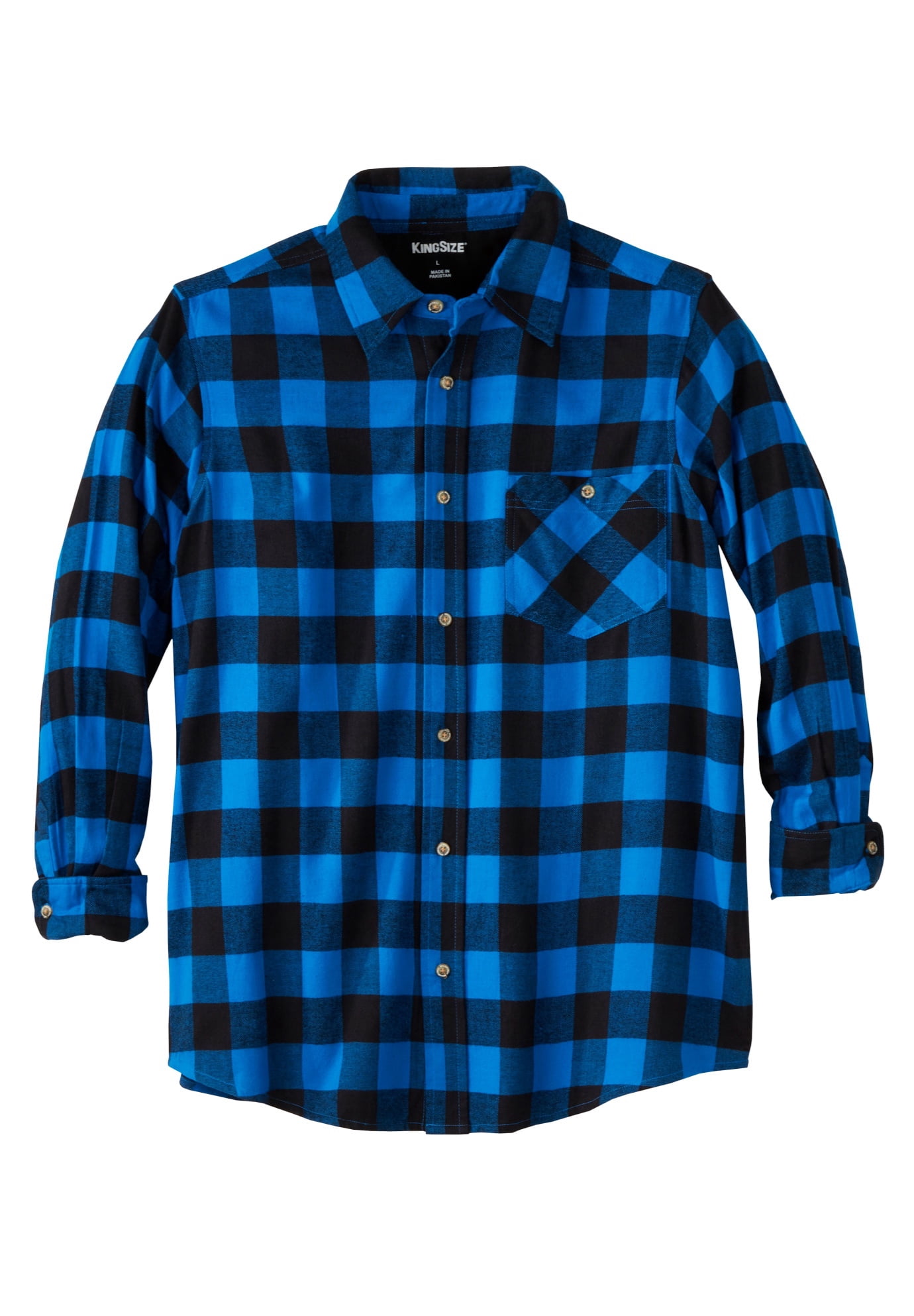 Boulder Creek Men's Big & Tall Western Snap Shirt – Denim & Twill Styles, Relaxed Fit For Guys 6'2" And Up - View #2