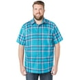 thumbnail image 1 of KingSize Men's Big & Tall Wrinkle-Resistant Short Sleeve Button Down, Printed, 1 of 3