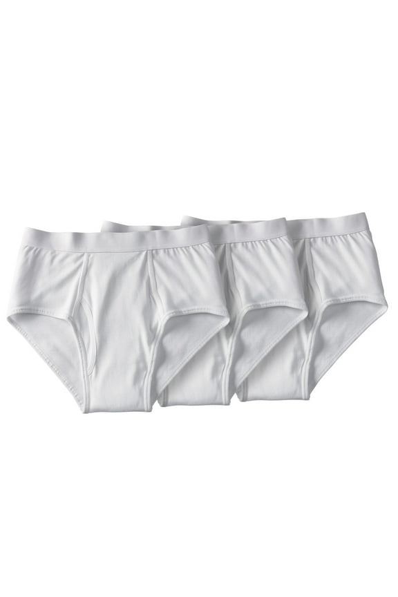 Men's Big & Tall Classic Cotton Briefs 3-Pack