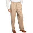 thumbnail image 1 of KingSize Men's Big & Tall Classic Fit Wrinkle-Free Expandable Waist Plain Front Pants, 1 of 5
