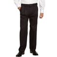 thumbnail image 1 of KingSize Men's Big & Tall Classic Fit Wrinkle-Free Expandable Waist Pleat Front Pants, 1 of 3