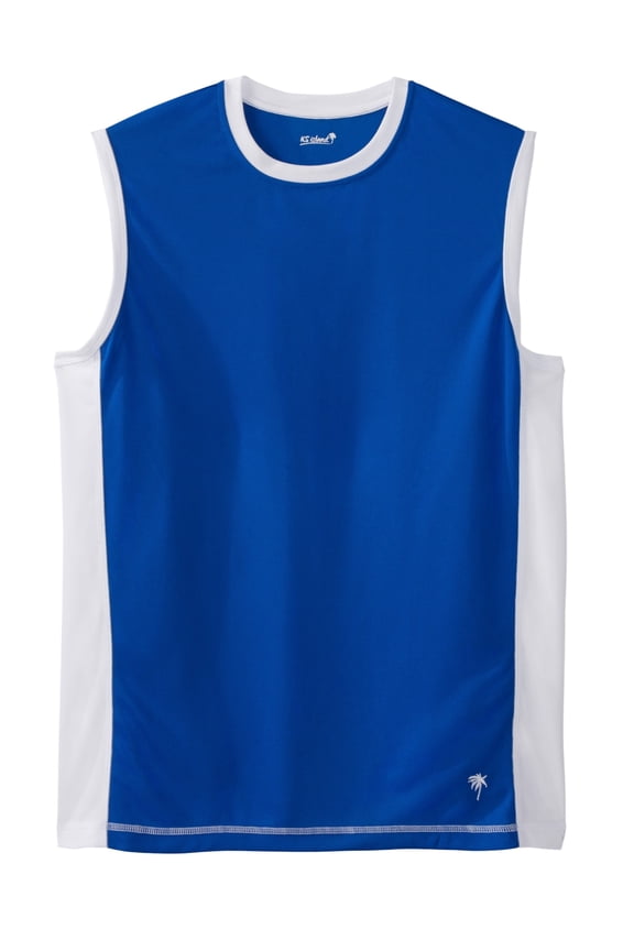 Men's Big & Tall Cling-Free Swim Muscle Tank