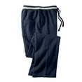 thumbnail image 1 of KingSize Men's Big & Tall Coach's Collection Fleece Open Bottom Pants, 1 of 3