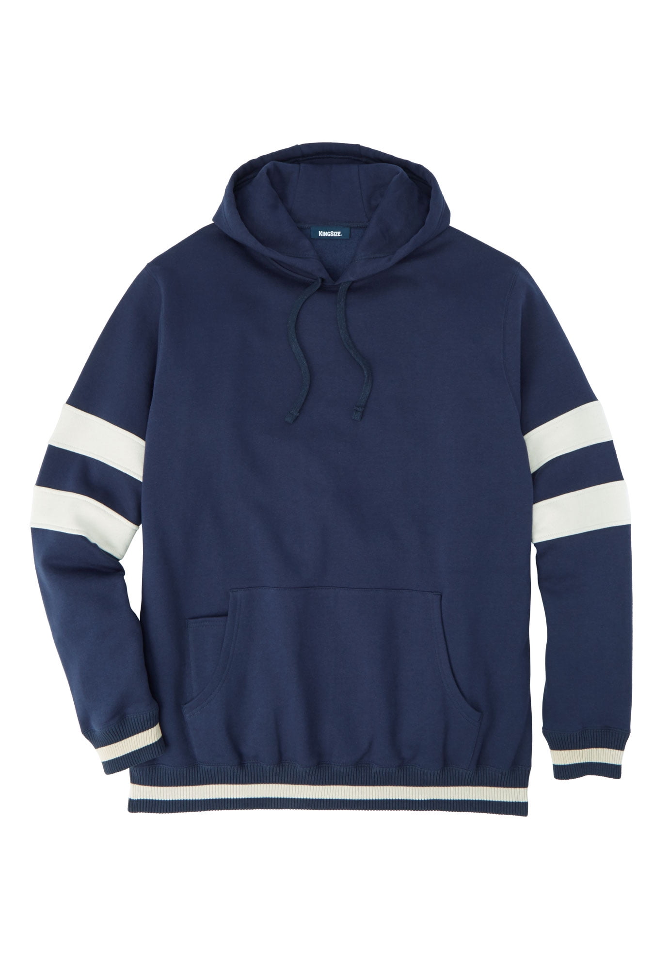 KingSize Men s Big Tall Coaches Collection Colorblocked Pullover Hoodie Walmart