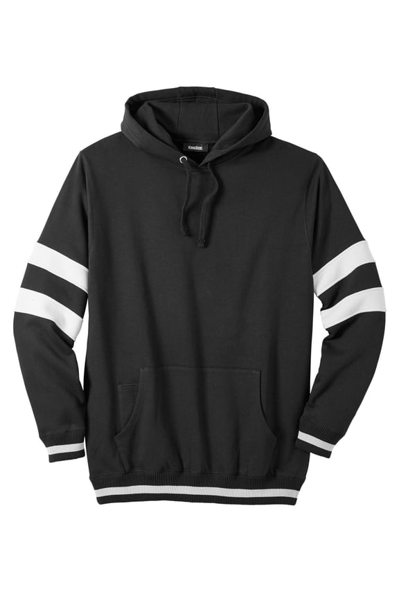 Men's Big & Tall Coaches Collection Colorblocked Pullover Hoodie