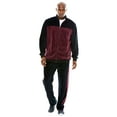 thumbnail image 1 of KingSize Men's Big & Tall Colorblock Velour Tracksuit, 1 of 6