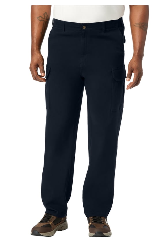 Men's Big & Tall Comfort Waist Cargo Pants
