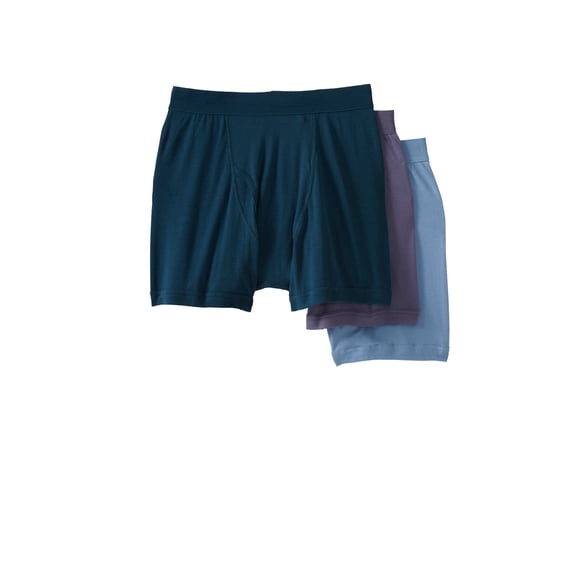 KingSize Men's Big & Tall Cotton Boxer Briefs 3-Pack