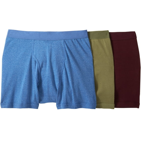 KingSize Men's Big & Tall Cotton Boxer Briefs 3-Pack