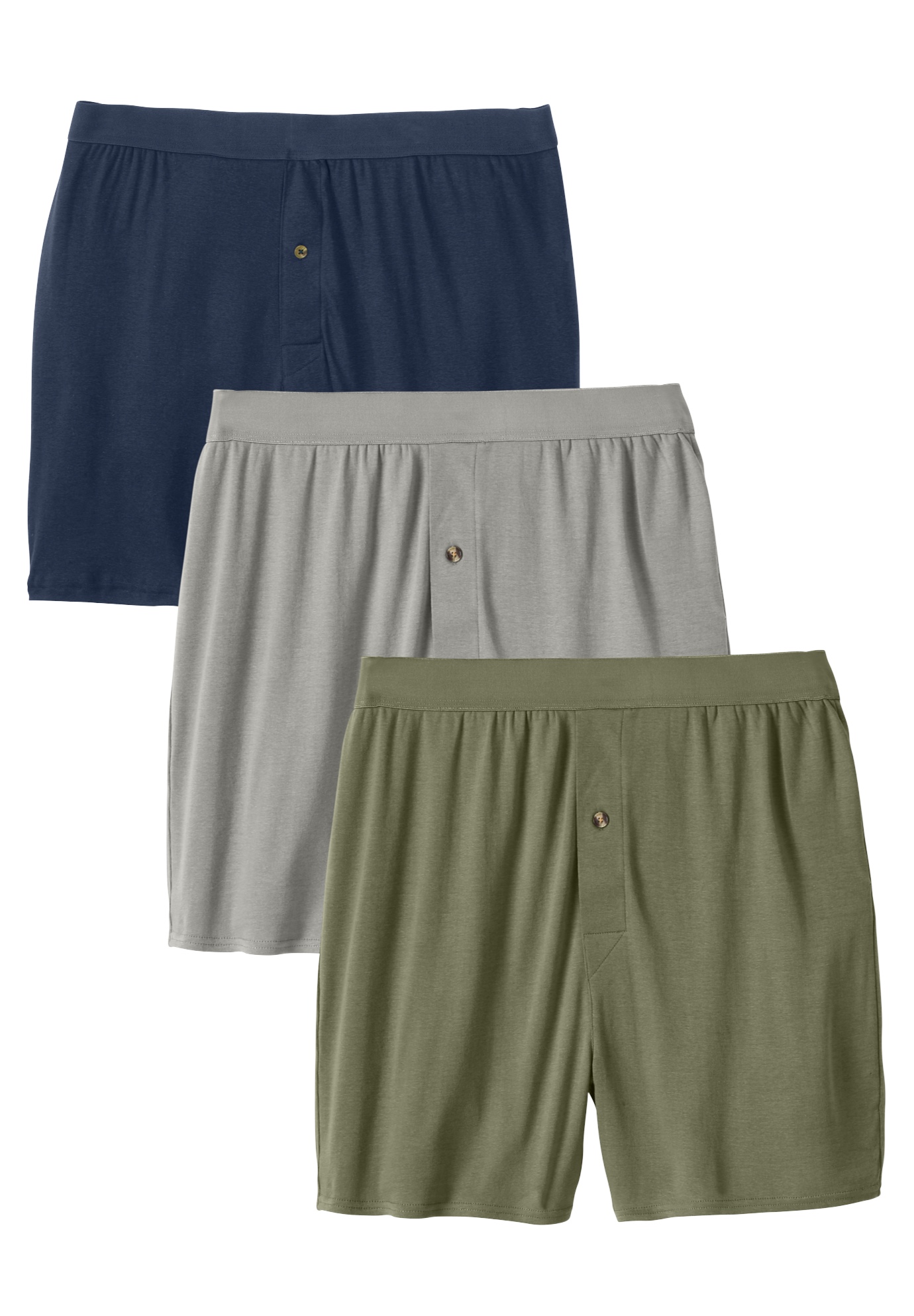 KingSize Men's Big & Tall Cotton Boxers 3Pack