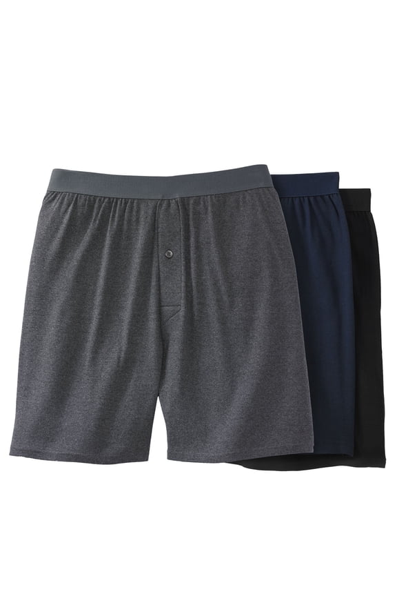 Men's Big & Tall 3-Pack Cotton Boxers