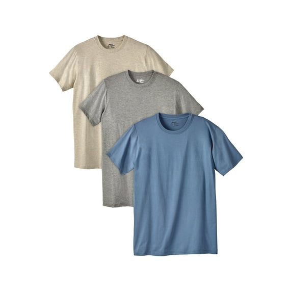 KingSize Men's Big & Tall 3-Pack Cotton Crewneck Undershirt
