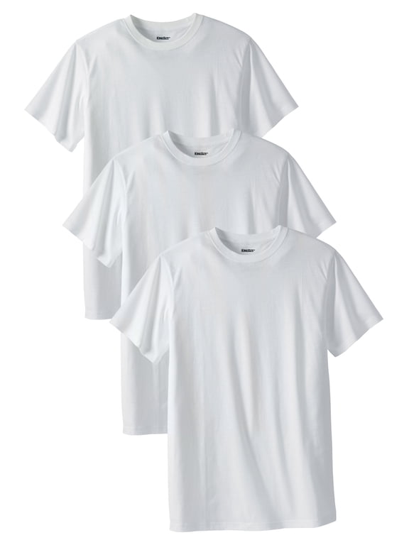 Men's Big & Tall 3-Pack Cotton Crewneck Undershirt