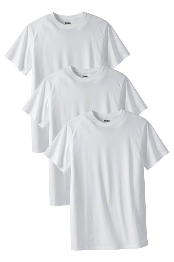 Men's Big & Tall 3-Pack Cotton Crewneck Undershirt