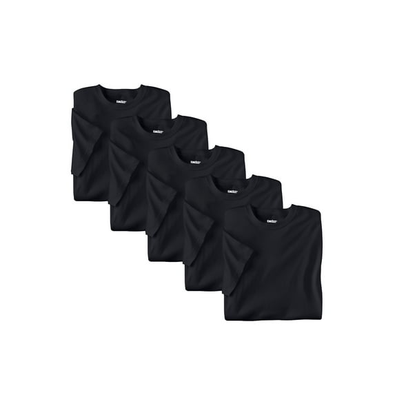 KingSize Men's Big & Tall 5-Pack Cotton Crewneck Undershirts