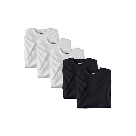 KingSize Men's Big & Tall 5-Pack Cotton Crewneck Undershirts