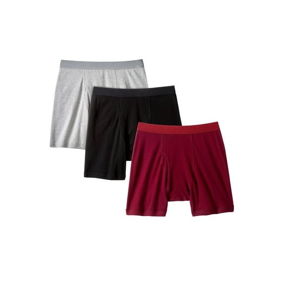 KingSize Men's Big & Tall Cotton Cycle Briefs 3-Pack