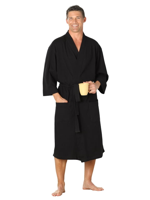 Men's Big & Tall Cotton Jersey Robe