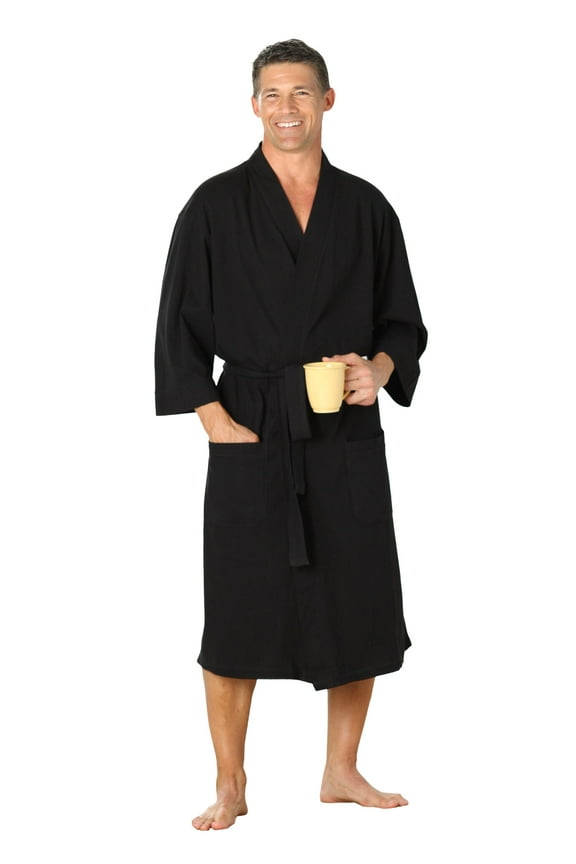 Men's Big & Tall Cotton Jersey Robe
