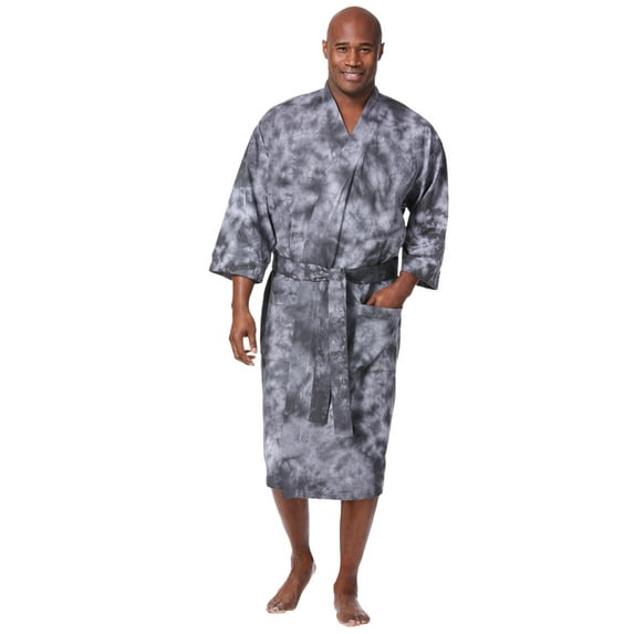 KingSize Men's Big & Tall Cotton Jersey Robe